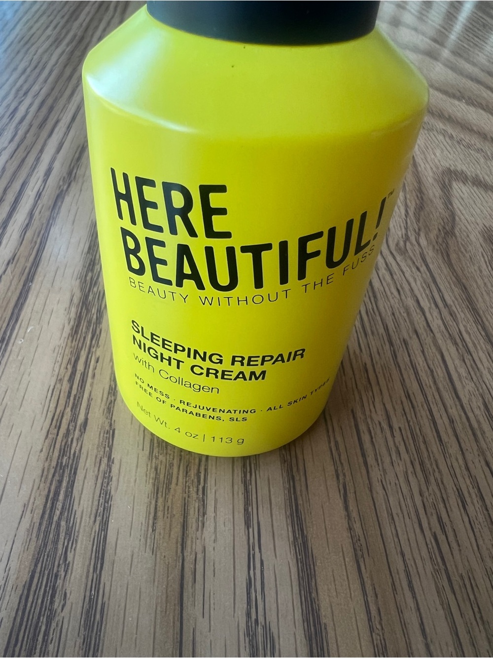 HERE BEAUTIFUL Sleeping Repair Night Cream - Yellow